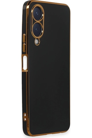 Cosmotex Newface Vivo Y17s Kılıf Volet Silikon - Siyah
