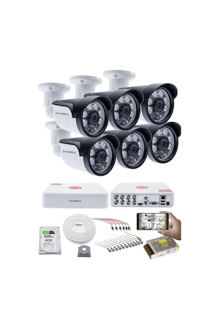 6'lı Kamera Seti 5mp Sony Seculensli Kdj-6s-6al-ss-v1