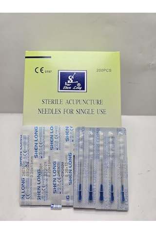 Shenlong Akupunktur İğnesi Kuru İğne 200 Adet 0.20 X 13 Mm