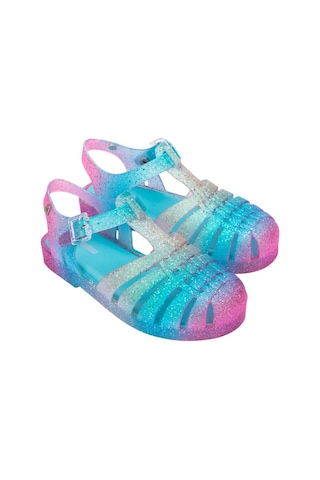 Mini Melissa Kız Çocuk Possession Pembe-mavi Simli Sandalet-14571 Çok Renkli