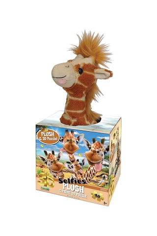 Prime 3d - Zürafa Pelüş Ve Selfie 48 Parça Puzzle 15802