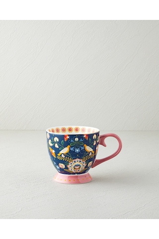 English Home Wingy New Bone China Kupa 460 Ml Lacivert Lacivert