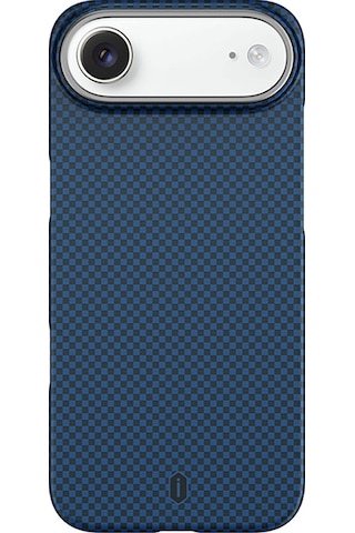 Apple iPhone 17 Air Uyumlu Kılıf M-safe Şarj Özellikli Wiwu Dcc-208 Aramid Armor Kapak Mavi Mavi