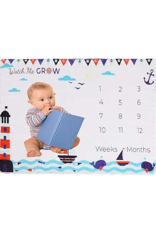 Vkemall Bebek Anı Battaniyesi - İlk Yıl Hatırası İçin Özel Fotoğraf Aksesuarı DiğER