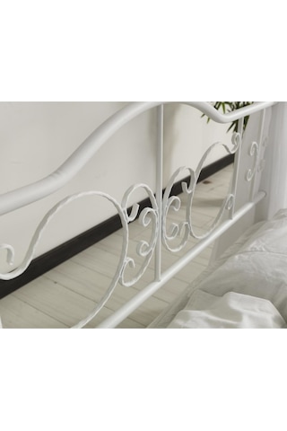 Mobilyabazari Petro Sultan Çift Kişilik Metal Ferforje Karyola 180*200 Cm