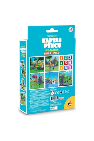 Trt Çocuk Kaptan Pengu Küp Puzzle