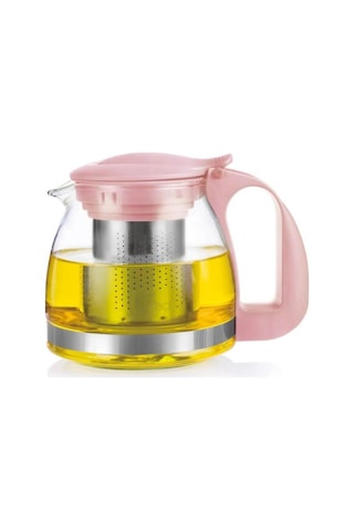 Elysian 700ml Transparent Tea Infuser Colorful Filter Collection Çok Renkli