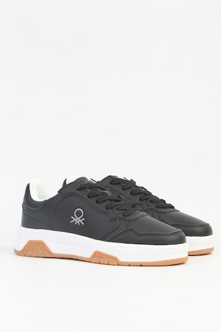 Benetton 11220 İthal Memory Foam Unisex Spor Ayakkabı 267800001813 01 Siyah Siyah