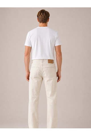 Xint Naturel Keten Karışımlı Regular Fit Pantolon 100731 Bej