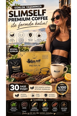Slimself Premium Form Kahvesi 30 Şase 150g L-carnitine & Collagen 30daily