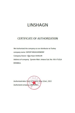 Linshang Ls220 Yetkili Distribütör Firma Uzmanölçüm Sıfır1Yılga R
