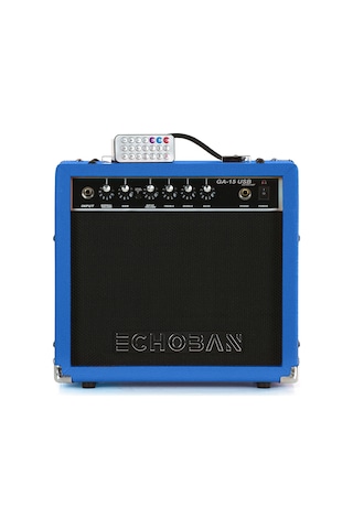 Echoban Ga15usb 15 Watt Mavi Gitar Amfisi Usb