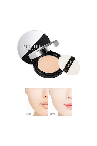 Missha Pro-Touch Powder Pact SPF25 Pürüzsüz Görünüm Sağlayan Kompakt Pudra No.21