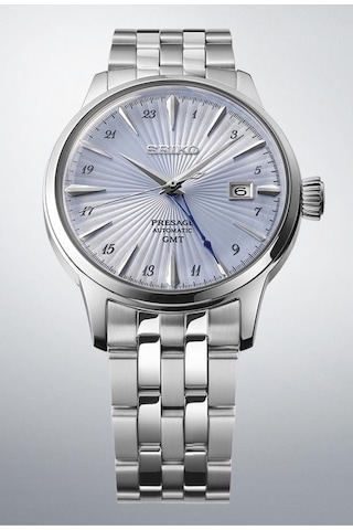 Seıko Presage Ssk037j1 Ssk037j Cocktail Gmt Otomatik Erkek Kol Saati Metalik