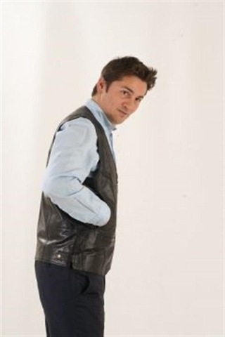 Hakiki Deri Siyah Kevin Fermuarlı Erkek Deri Yelek Kahverengi