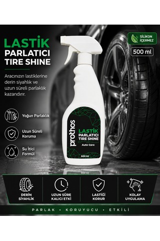 Nya Group Lastik Parlatıcı 500 Ml + Uygulama Süngeri Profesyonel Bakım Seti