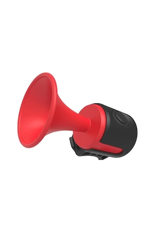 Forte Gt 2121 Yüksek Sesli Elektronik 120 Db Su Gerçirmez Pilli Bisiklet Kornası Kırmızı