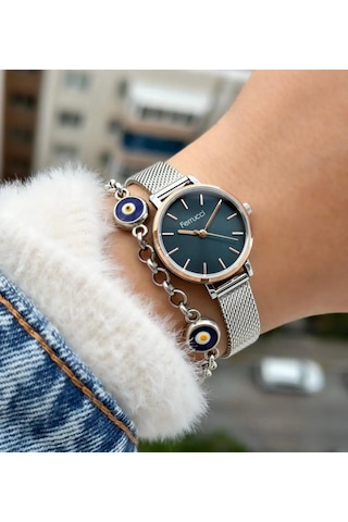 Ferrucci Fc63222 Minimal Kasa Hasır Ayarlanabilir Çelik Kordon Kadın Kol Saati Rose Gold
