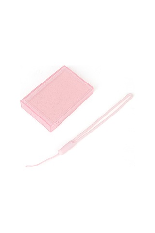 Sones 3 İnç Dondurma Parıltılı Fotoğraf Kutusu Ünlü Fotoğraf Kartı Saklama Kutusu Polaroidler İçin, Renk: Pembe