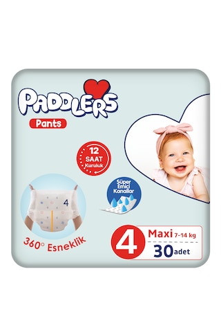 Külot Bebek Bezi 4 Numara (7-14 Kg) Maxi 30 Adet - Eko Paket, Sızdırmaz