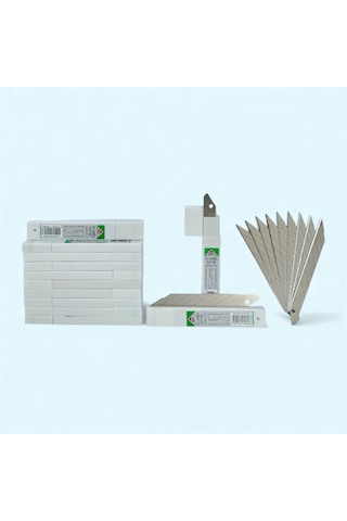 Zorro 1403 6 Kırımlı 9mm 30 Açılı Paslanmaz Dar Maket Bıçağı