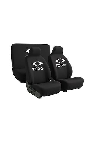 Togg T10x İle Uyumlu Oto Koltuk Kılıfı İle Aracinizi Yenileyin Konforu Ve Kaliteyi Yasayin Siyah