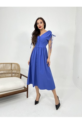 De'charme 5486 Elbise-mor