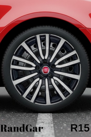 Fiat Egea Urban 15 İnç Jant Kapağı 4 Adet Siyah Gri C118 Rand