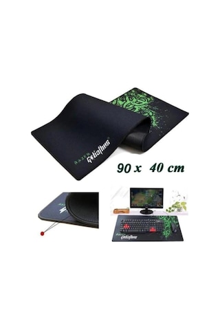 Sge Teknoloji Razer 85x34 Cm Speed Kaymaz Taban Dikişli Oyuncu Gaming Mouse Pad