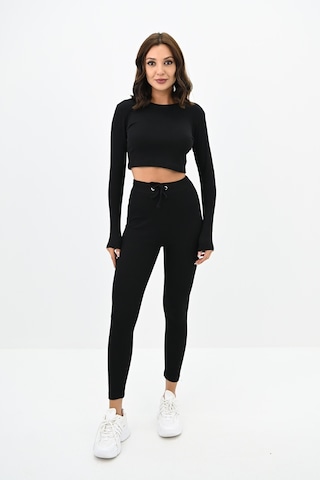 Koza Butik Kadın Kaşkorse Crop Tayt Takım 3727-23 001