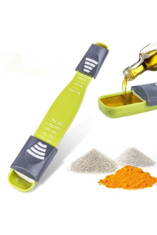 Pratik Mutfak Ayarlanabilir Gıda Ölçüm Kaşık Şeker Tuz Kahve Gıda