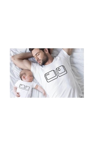 Baba & Oğul Baskılı T-Shirt