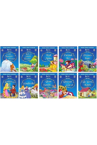 1.ve 2. Sınıflar Için Resimli Dünya Klasikleri 3 10 Kitap + Kitap Okuma Not Defteri