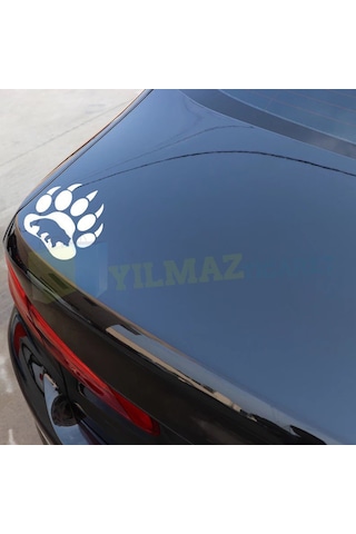 Yaban Pençe Pati Araba Oto Sticker 4X4 Off Road Çıkartma 2 Adet