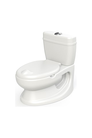 Dolu Beyaz Eğitici Bebek Tuvalet Lazımlık Beyaz