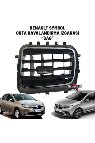 Renault Symbol Joy - Touch Kalorifer Orta Sağ Havalandırma Izgarası 687501077r 687506205r