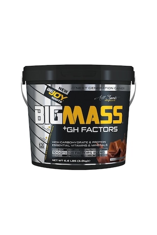 Bigjoy Bigmass +Gh Factors 3 Kg - Karbonhidrat Tozu - Gainer (281687691)