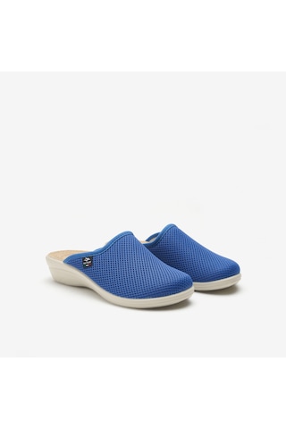 6037-pale Turquoise Terlik Kadın T4 368 Fe Anoia Fly Flot Cloth Slipper 6037-avio / 6014-bordo