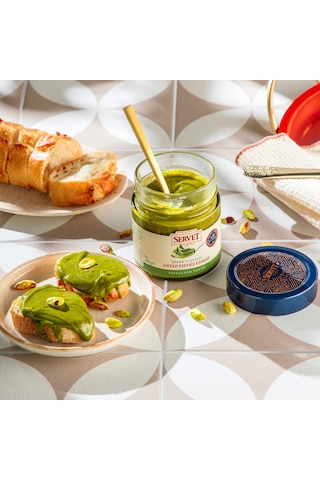 Servet Şeker İlavesiz Antep Fıstığı Ezmesi 200 G