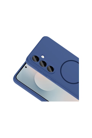 Mobilefix Galaxy S26 Plus Kılıf M-safe Şarj Özellikli Zore Meta Kapak - Lacivert