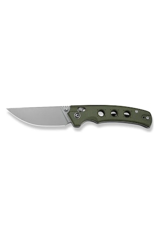 Civivi Noctis Olive Canvas Micarta Handle Stonewashed Nitro-v Blade Kamp Çakı Yeşil