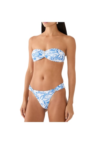 Melissa Odabash Mavi Yaprak Bikini Üstü Çok Renkli