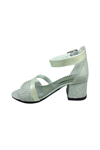 Ortopedikal 1506 (Plm) Kız Çocuk Abiye Simli Topuklu Ayakkabı (538184969) Platin