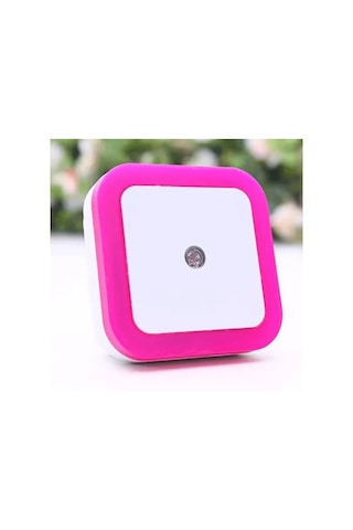 Cata Ct-9500 Priz Sistemli Fotoselli Ledli Sensörlü Gece Lambası Pembe Renk Pembe