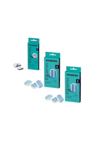 Siemens Tz80001 10 Reinigungstabletten + 6 Entkalkungstabletten T