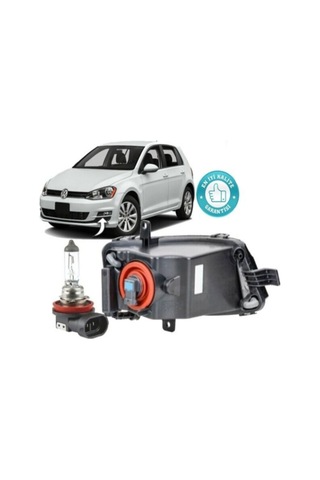 Vager Vw Golf 7 2012-2017 Sis Farı Aydınlatması Işığı Sol Taraf Ampüllü