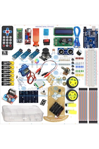 Arduino Genç Usta Profesyonel Eğitim Seti