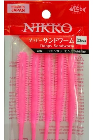 Nikko Sandworm Floating 8.5cm Lrf Silikonu Solıd Pınk 365