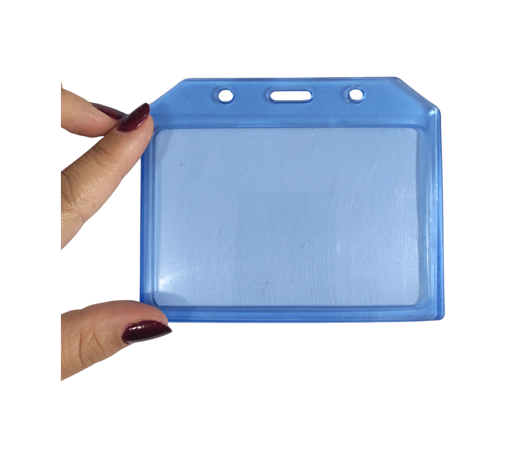 Pvc Yaka Kartlığı Yaka Kartı Kılıfı Kart Koruyucu 11x9 Cm - 1 Adet