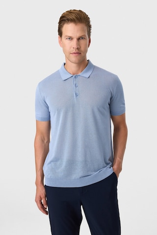 Back And Bond Mavi Regular Fit Düğmeli Polo Yaka Tişört